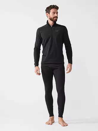 ARCTERYX | Zipshirt intimo da uomo RHO LT | schwarz